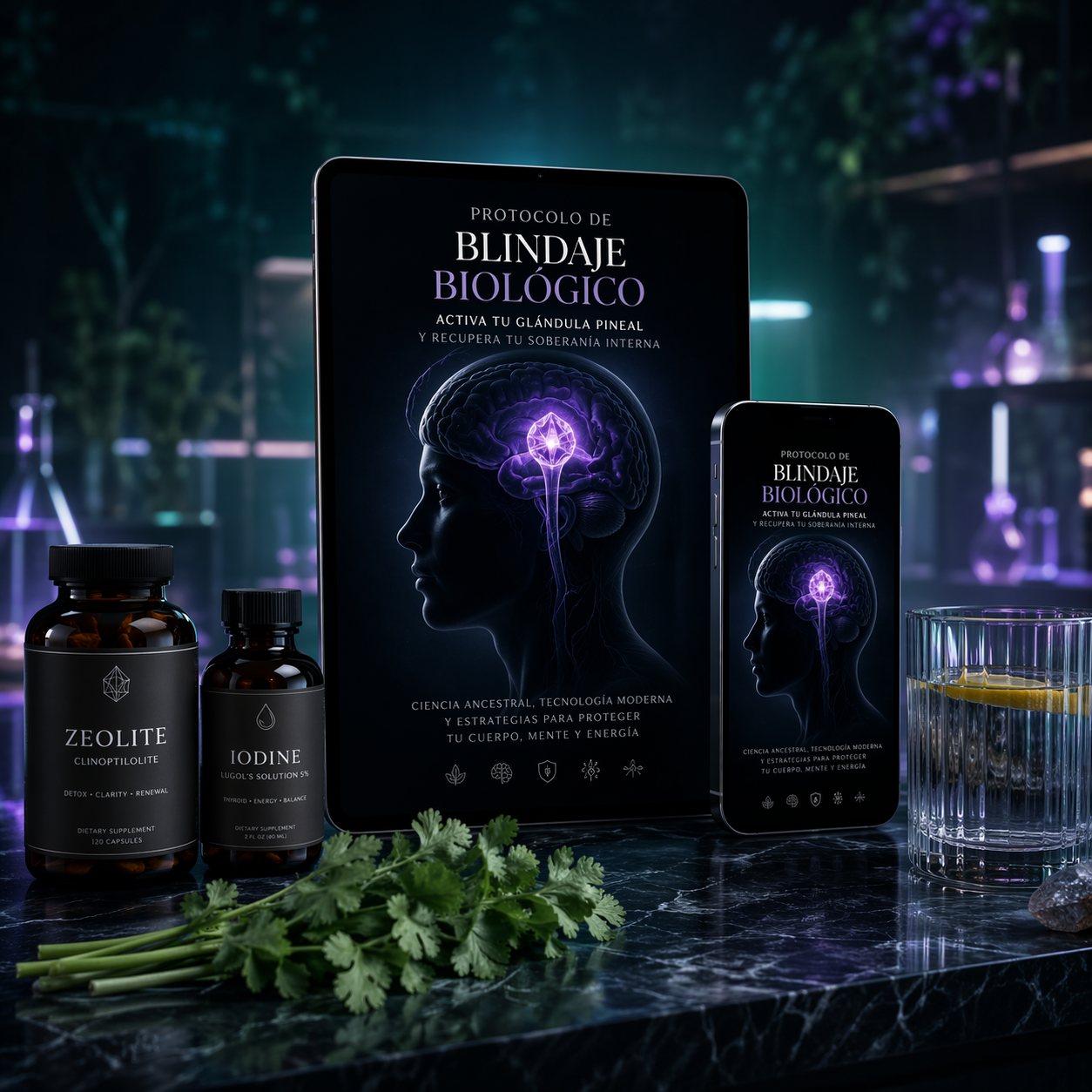 PROTOCOLO DE BLINDAJE BIOLÓGICO Detox de Metales y Flúor: El Camino Hacia la Soberanía Física