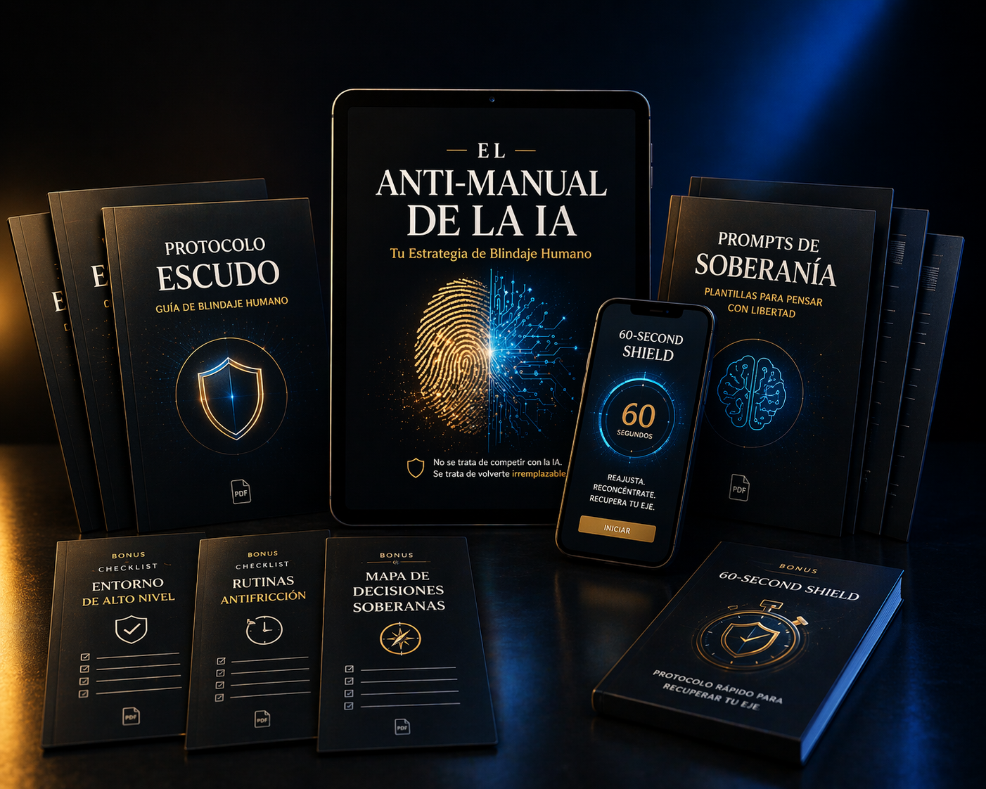 EL ANTI-MANUAL DE LA IA Tu Estrategia de Blindaje Humano en la Era de la Automatización + EL PACK DE CLÁUSULAS Y CONTRATOS "ANTY-IA"